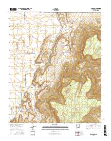 Los Pilares 2017 topographic map thumbnail