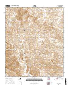 Lucky Lake 2017 topographic map thumbnail