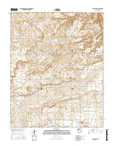 Lybrook NW 2017 topographic map thumbnail