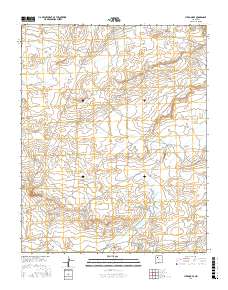 Lybrook SE 2017 topographic map thumbnail