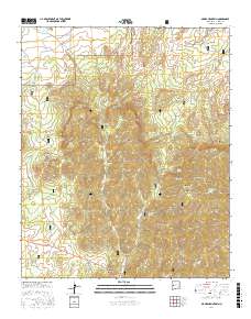 Madre Mountain 2017 topographic map thumbnail