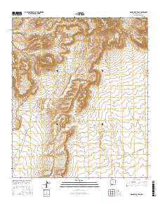 Magdalena Peak 2017 topographic map thumbnail