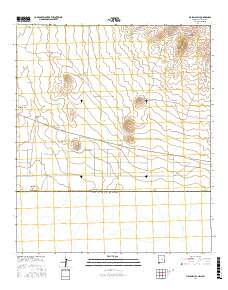 Malpais Hill 2017 topographic map thumbnail