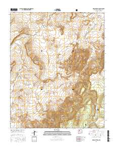 Mesa Cortada 2017 topographic map thumbnail