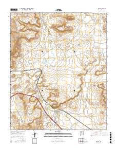 Mesita 2017 topographic map thumbnail
