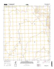 Mesquite Lake 2017 topographic map thumbnail