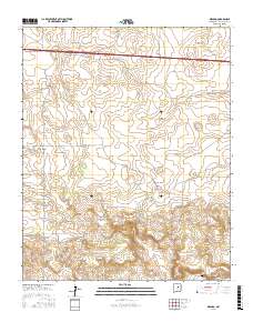 Milagro 2017 topographic map thumbnail