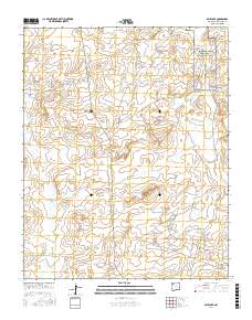 Milk Lake 2017 topographic map thumbnail