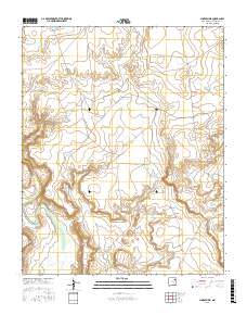 Minese Mesa 2017 topographic map thumbnail