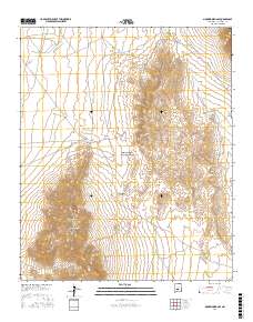 Mockingbird Gap 2017 topographic map thumbnail