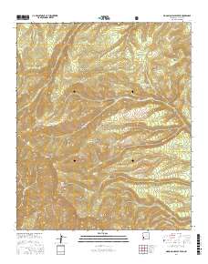 Mogollon Baldy Peak 2017 topographic map thumbnail