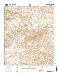 Sixteenmile Draw West 2017 topographic map thumbnail