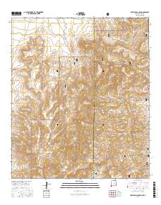 Skeleton Canyon 2017 topographic map thumbnail
