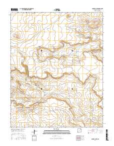 Snyder Lake 2017 topographic map thumbnail