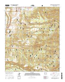 Squirrel Springs Canyon 2017 topographic map thumbnail