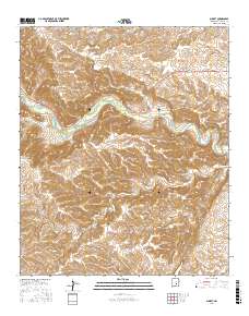 Sunset 2017 topographic map thumbnail