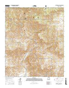 Surveyors Canyon 2017 topographic map thumbnail