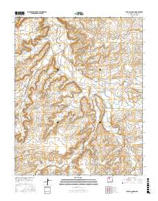 Tafoya Canyon 2017 topographic map thumbnail