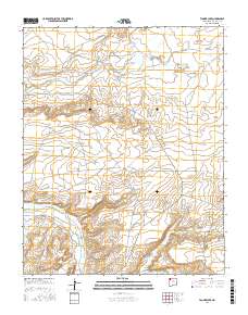 Tanner Lake 2017 topographic map thumbnail