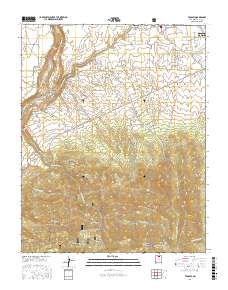 Taos SW 2017 topographic map thumbnail