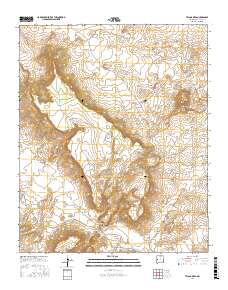 Tejana Mesa 2017 topographic map thumbnail