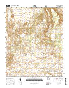 Tejana Mesa SW 2017 topographic map thumbnail