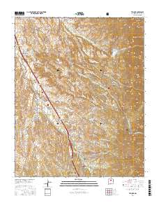 Tesuque 2017 topographic map thumbnail