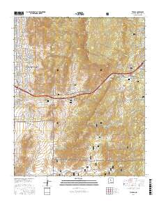 Tijeras 2017 topographic map thumbnail