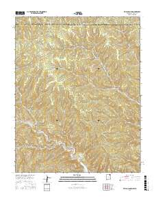 Tin Pan Canyon 2017 topographic map thumbnail