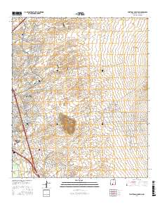 Tortugas Mountain 2017 topographic map thumbnail