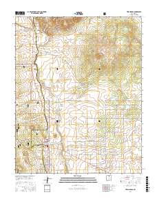 Tres Piedras 2017 topographic map thumbnail