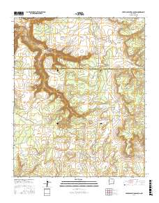 Upper Galestina Canyon 2017 topographic map thumbnail