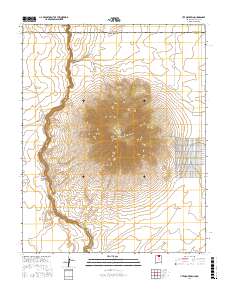 Ute Mountain 2017 topographic map thumbnail