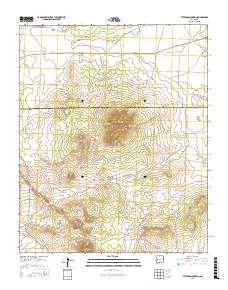 Veteado Mountain 2017 topographic map thumbnail