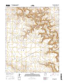 Wade Canyon 2017 topographic map thumbnail