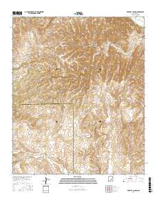 Wahalee Canyon 2017 topographic map thumbnail