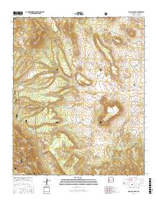 Wallace Mesa 2017 topographic map thumbnail
