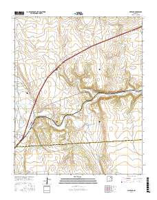 Watrous 2017 topographic map thumbnail
