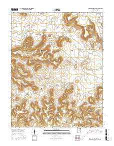Wedding Cake Butte 2017 topographic map thumbnail