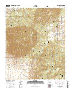 White Oaks South 2017 topographic map thumbnail