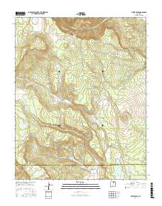 White Peak 2017 topographic map thumbnail