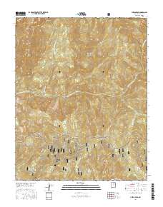 Pueblo Peak 2017 topographic map thumbnail