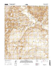Puerco Dam 2017 topographic map thumbnail