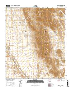 Puertecito Gap 2017 topographic map thumbnail