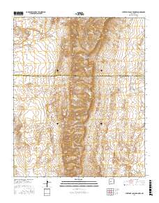 Puerto De Los Cavadores 2017 topographic map thumbnail