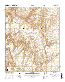Quemado 2017 topographic map thumbnail