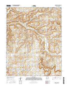 Santos Peak 2017 topographic map thumbnail