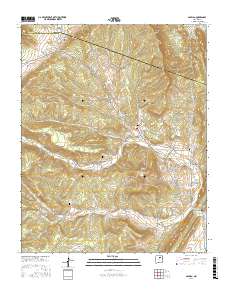 Sapello 2017 topographic map thumbnail