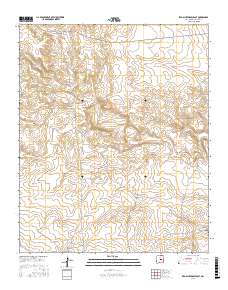 Red Bluff Draw East 2017 topographic map thumbnail