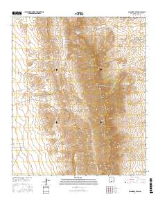 San Andres Peak 2017 topographic map thumbnail